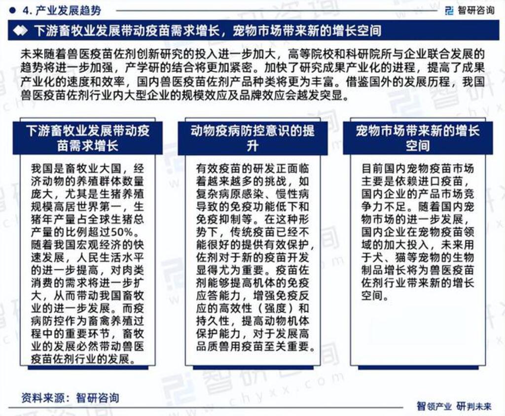 2024-2030年中國獸醫(yī)疫苗佐劑行業(yè)投資潛力研究及發(fā)展趨勢預(yù)測報告