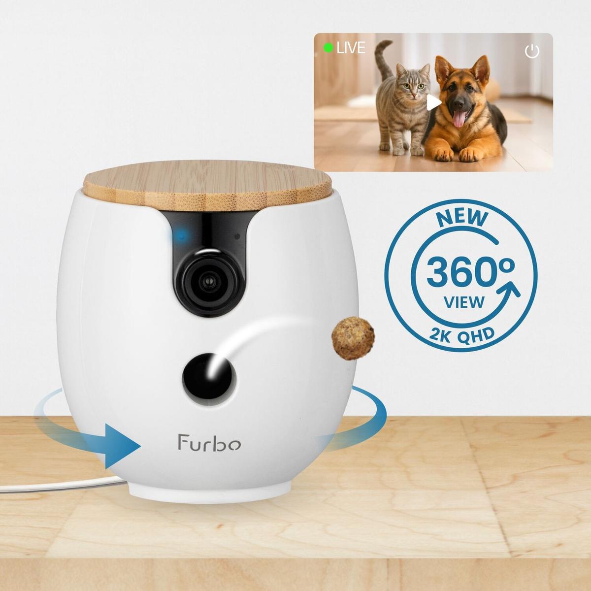 Furbo Mini 寵物攝像機(jī) 360度版
